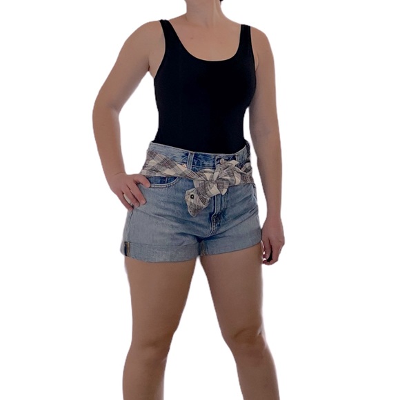 Roots Oversized Plaid Flannel Henley - Picture 7 of 16